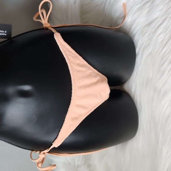 Peach terry cloth string set - Picture 3 of 7